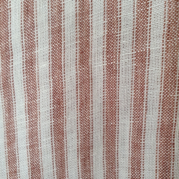 Faherty Billie linen skirt, size XL, brown/cream - Picture 6 of 9